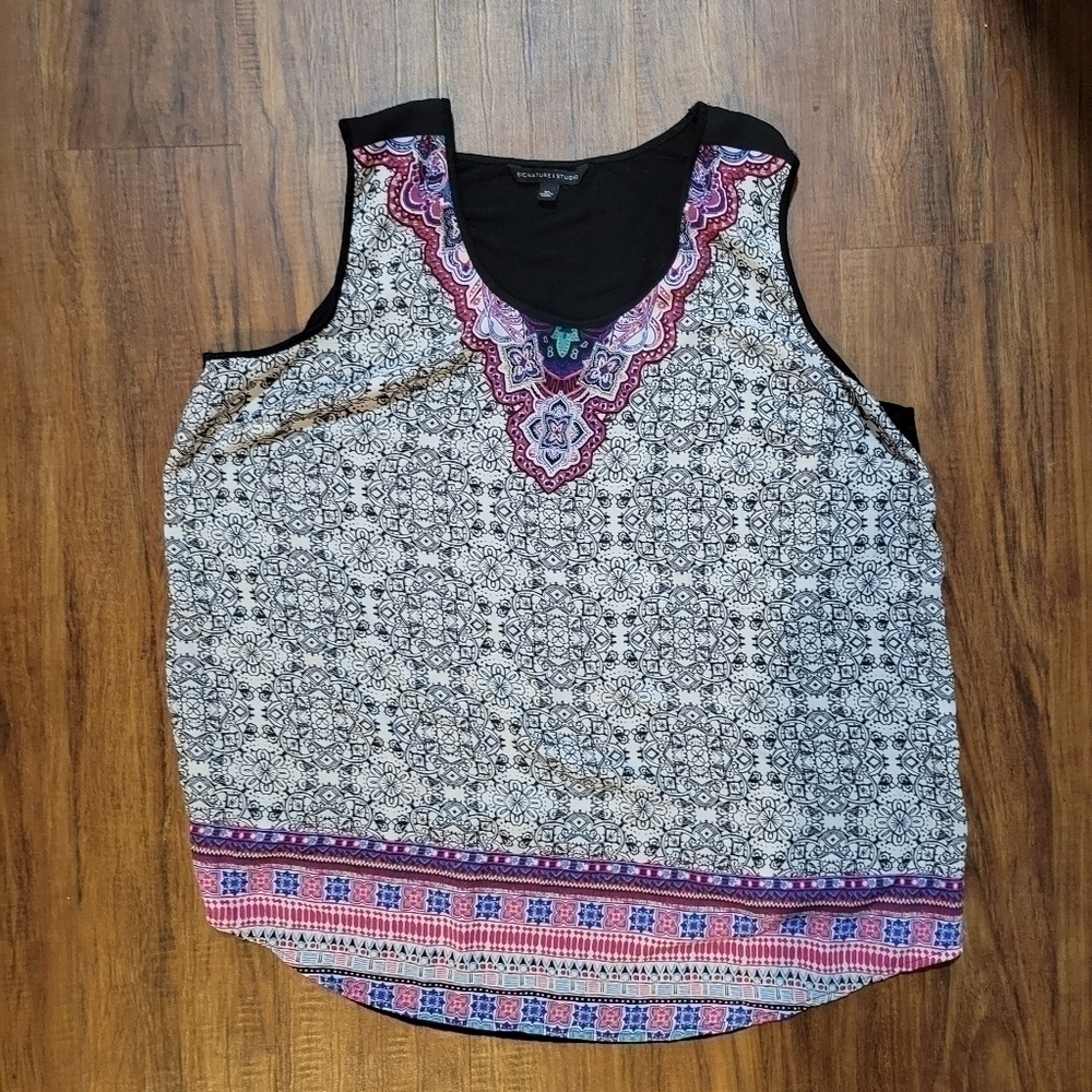 SIGNATURE Studio sleeveless top size XL
